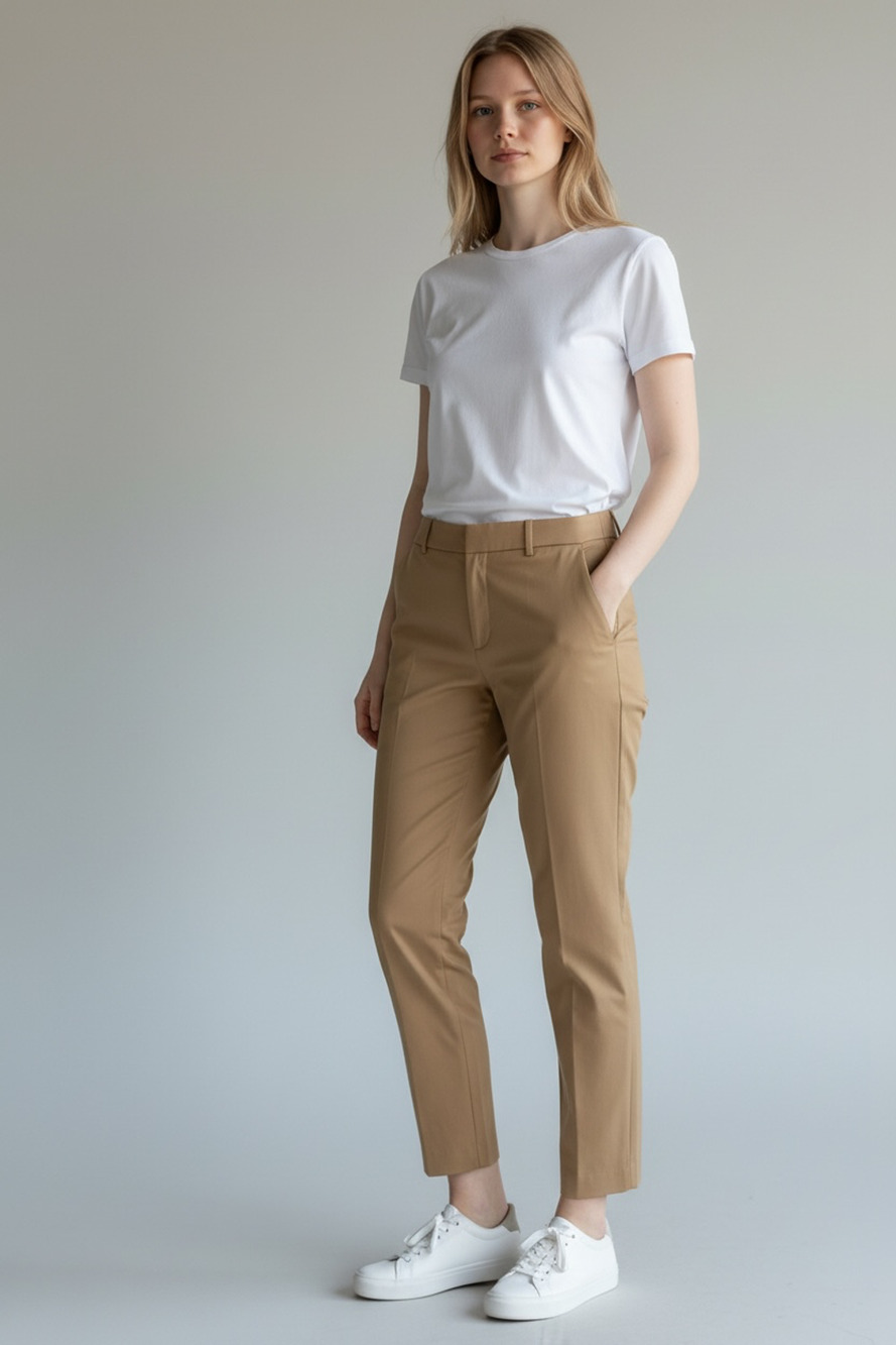 J Crew NEW Ruby J5292 Stretch Cropped Flat Front Khaki Camel Career Pant sz 22